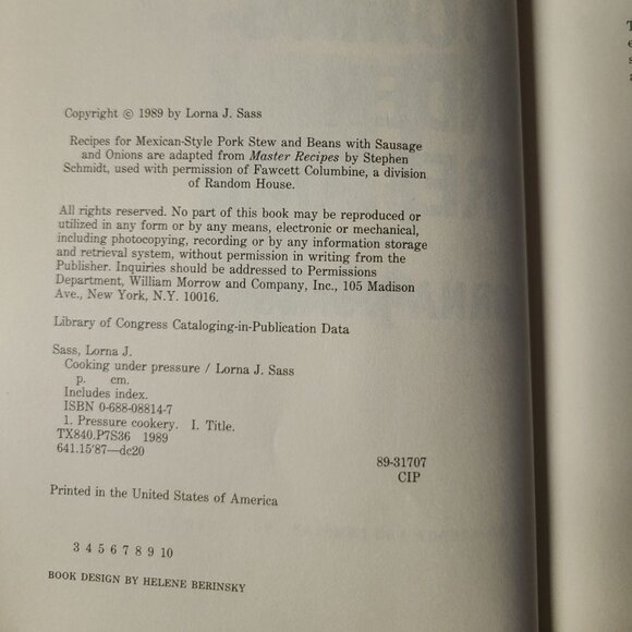 2 Book Set – Cooking Under Pressure & Pressure Cooking is Pleasure Cooking - Picture 9 of 12